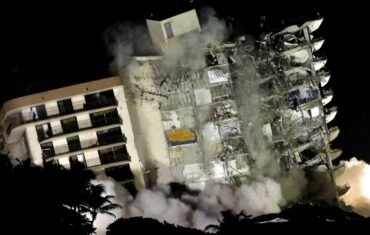 Miami building collapse.