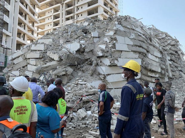 Building collapse in Lagos, Nigeria